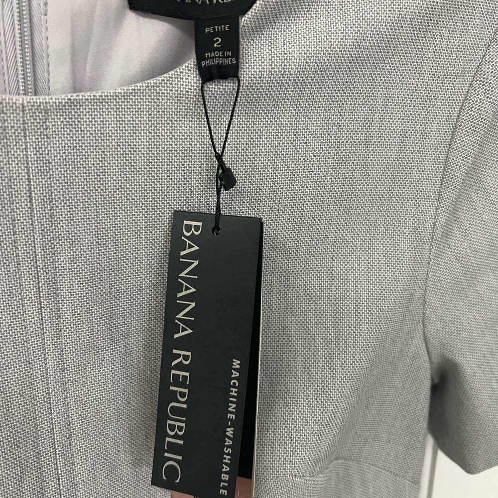 NWT Banana Republic Work Dress 2 Petite - Picture 3 of 3